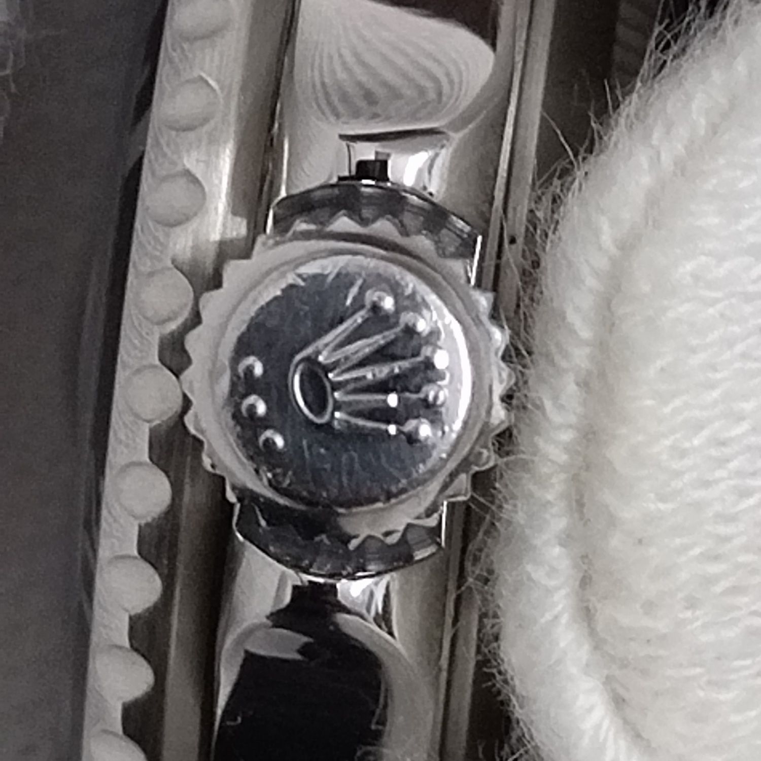 ROLEX Submariner Date, Steel, engraved bezel - оригинал