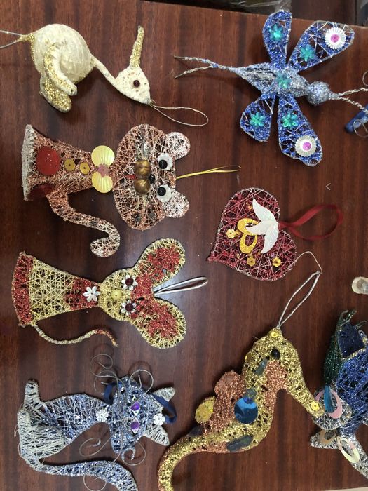 Игрушки на елку ручной работы