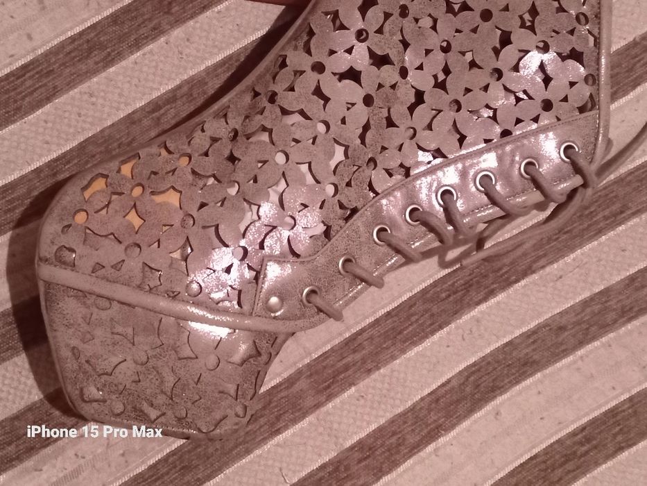 Оригинални Дизайнерски Боти от ест.кожа"JEFFREY CAMPBELL"!- 90%!