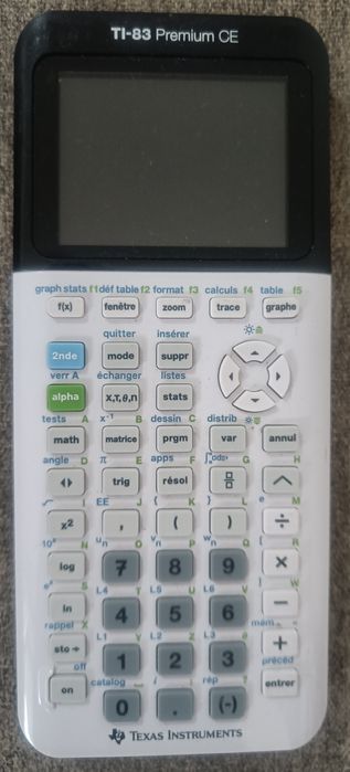 Графичен научен калкулатор Texas instruments TI-83 Premium CE