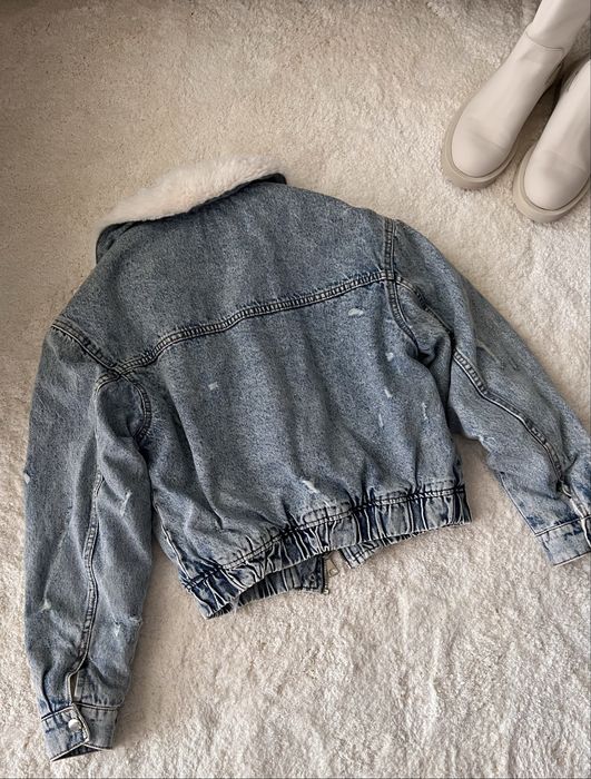 Зимно дънково яке