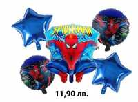Последни бройки балони за рожден ден, Мики маски, салфетки, Спайдърмен