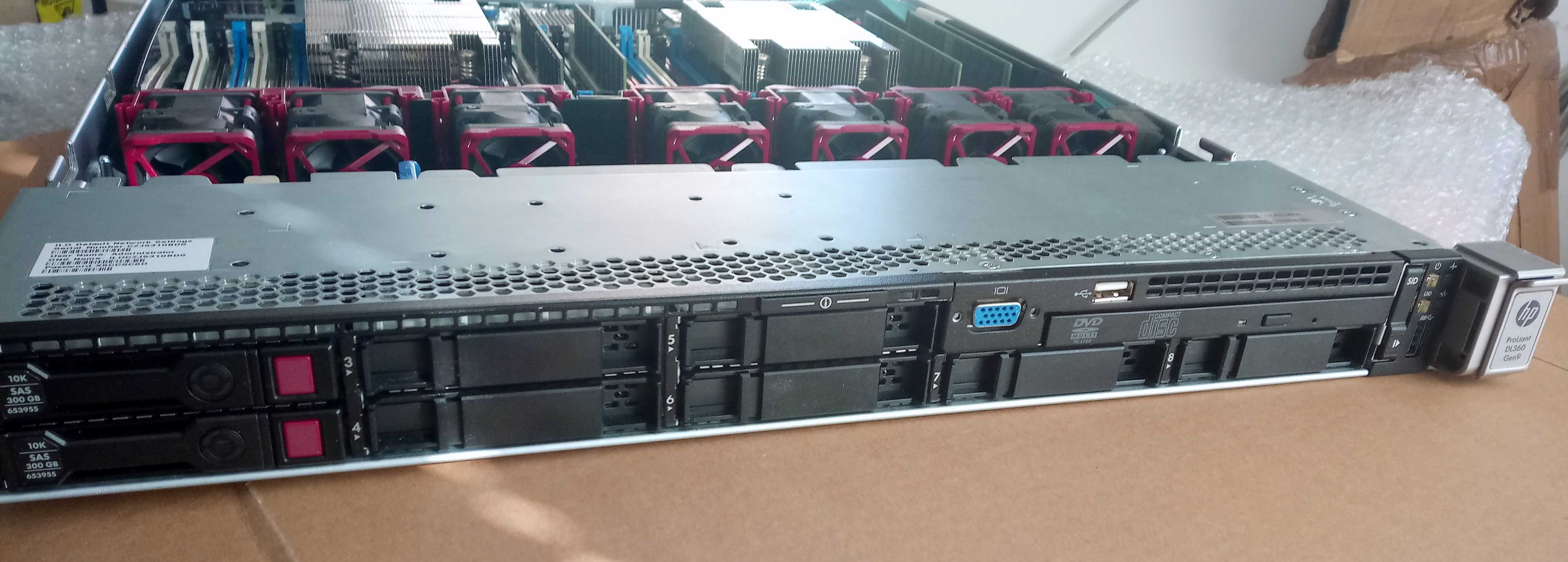 Сървър HPE DL360 Gen9 8SFF 2*Xeon Е5-2650 v4 12C 2.5-3.5GH 64GB P440AR