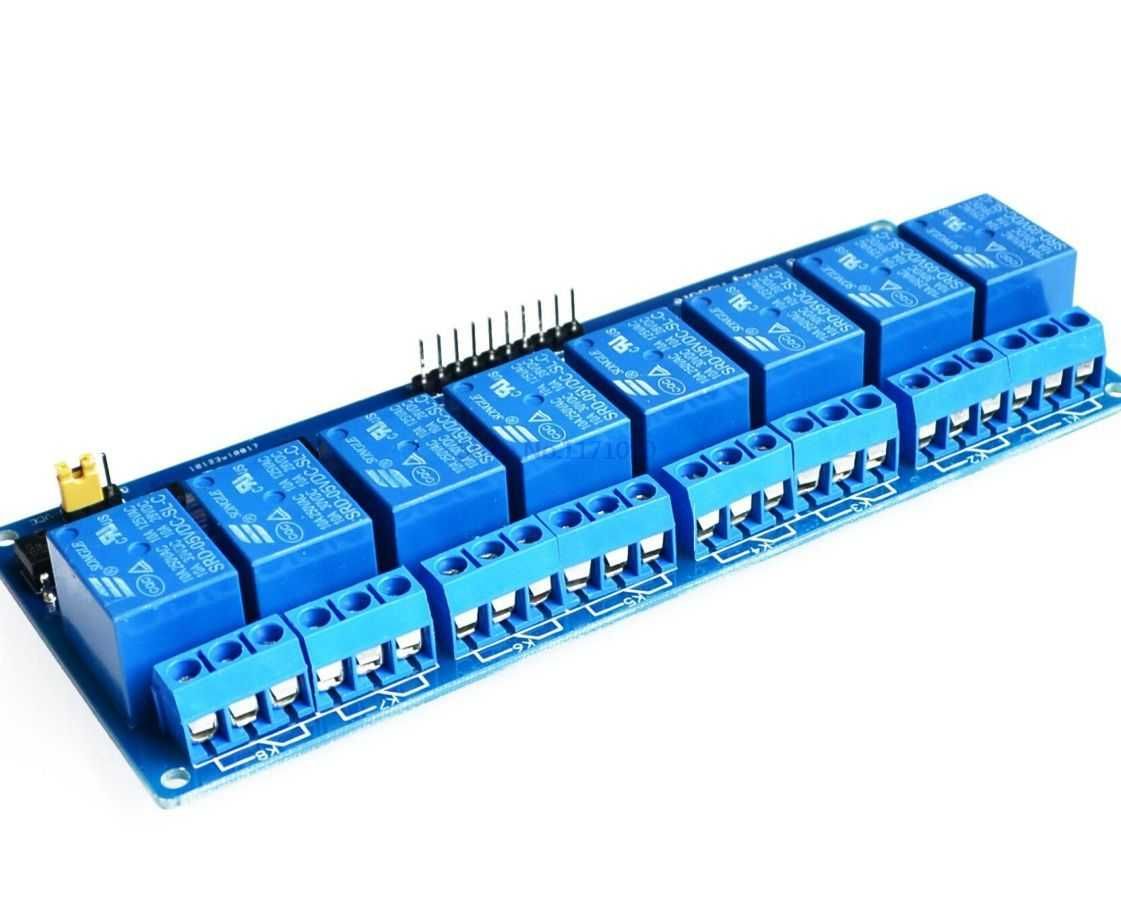 Модуль реле 8 канальный SRD-5VDC-SL-C для Arduino