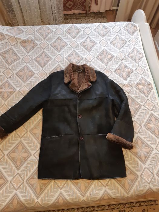 Дубленка натуральная мужская б.у.