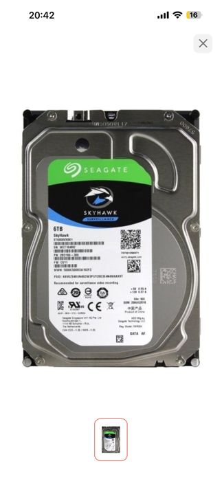 Жесткий диск HDD Seagate ST6000 Гб