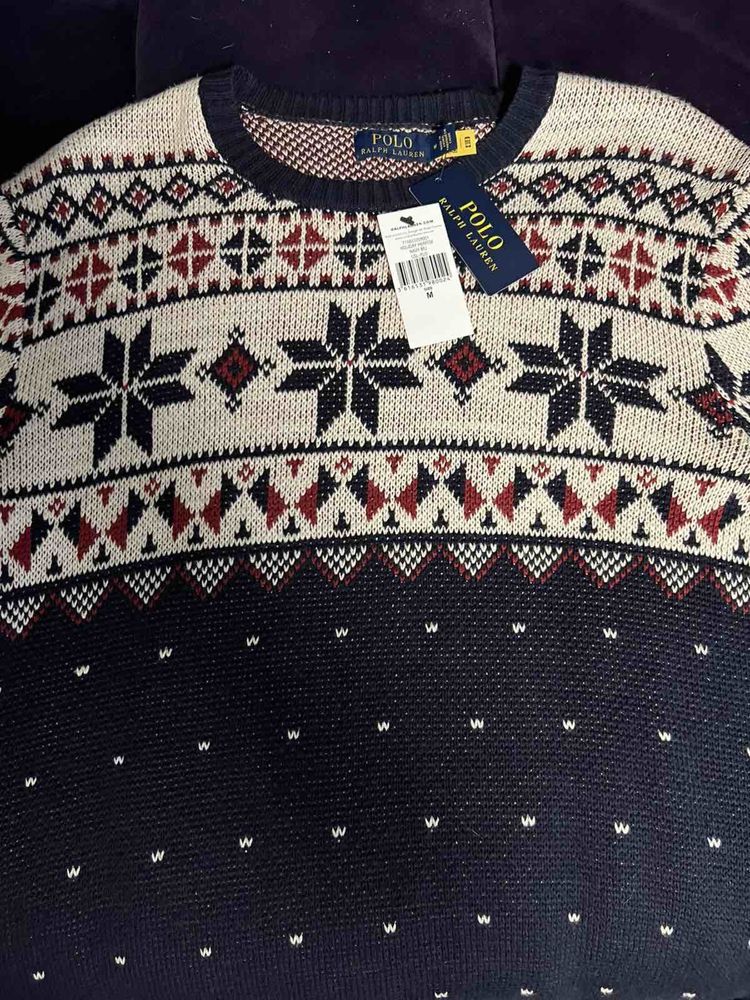 Промоция!!!Коледен пуловер Ralph Lauren от 200 на 130лв