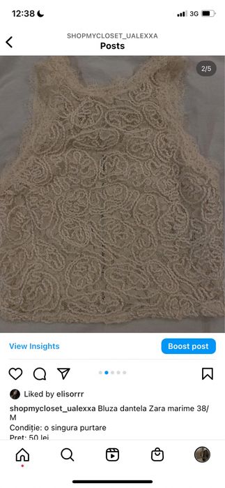 Vand Bluza Zara brodată