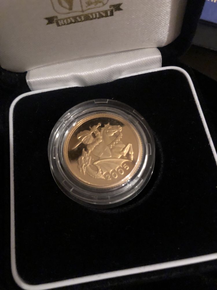 Gold Proff Sovereign ( moneda din aur )