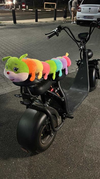 Scuter electric fara permis Harley Cococity negru mat