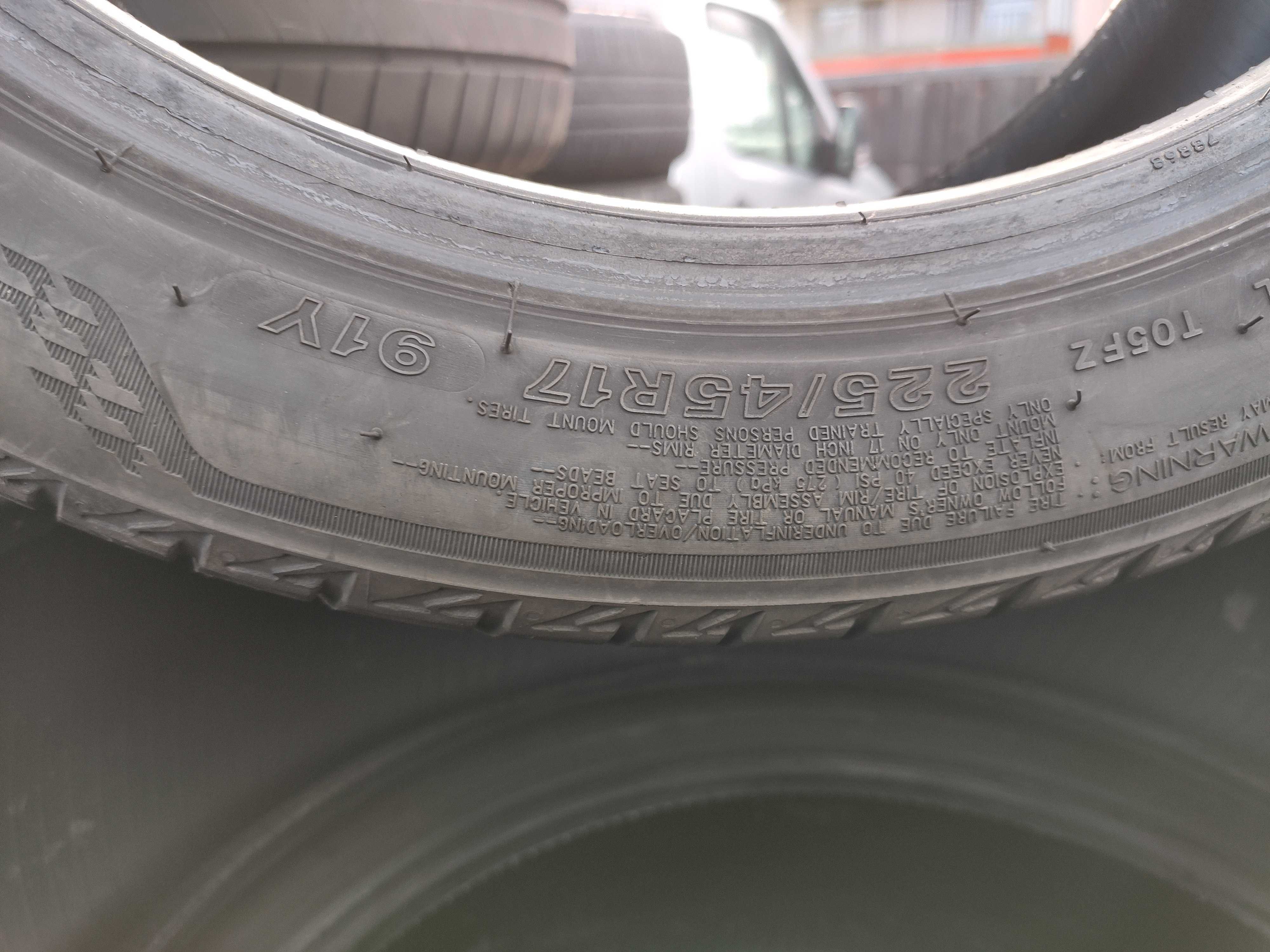 4бр Летни гуми 225 45 17 - Bridgestone