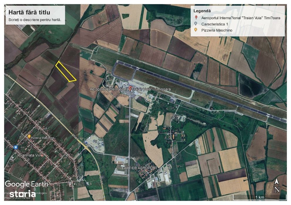 Teren 4,5 Ha Remetea Mare- Langa Aeroport- 501