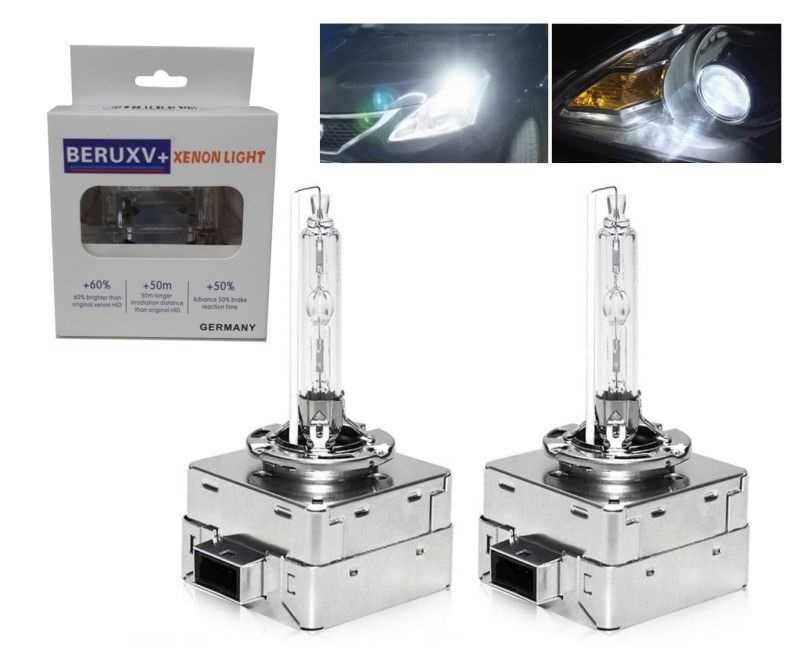 Set bec original Xenon OEM D1S BERU V 50% 35W Fabricat în Germania