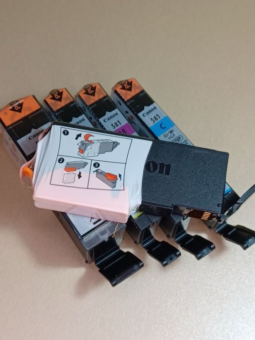Оригинални мастилници Canon PGI-580 / CLI-581 – нови, неразпечатани