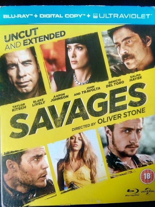 Supracoperta Blu ray Savages