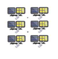 Set 6 Proiector Led Solare cu Senzor de Mișcare și Telecomandă, 250W