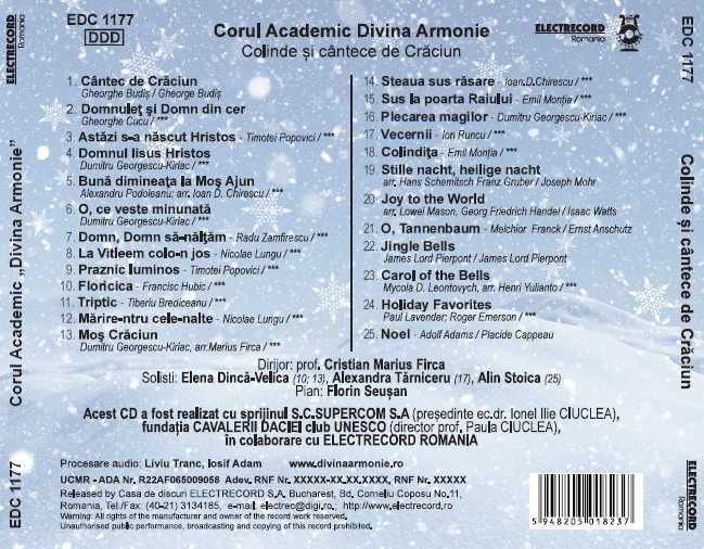 CD Colinde si cantece de Craciun