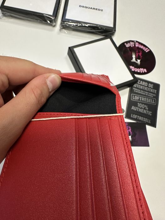 Wallet dsquared2 red