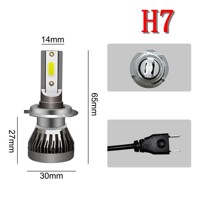 LED H1 , H3, H4, H7, H8,9,11, H27, HB3, HB4, HiR2 , D1S, D2S, D3S, D5S