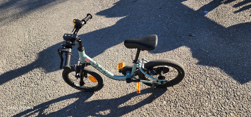 Детско колело 2 в 1 btwin 14 алуминиево 6,5 кг.-съчетава баланс колело