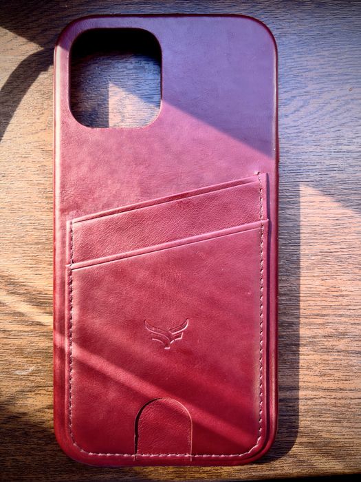 iphone 12 pro max чехол натуральная кожа