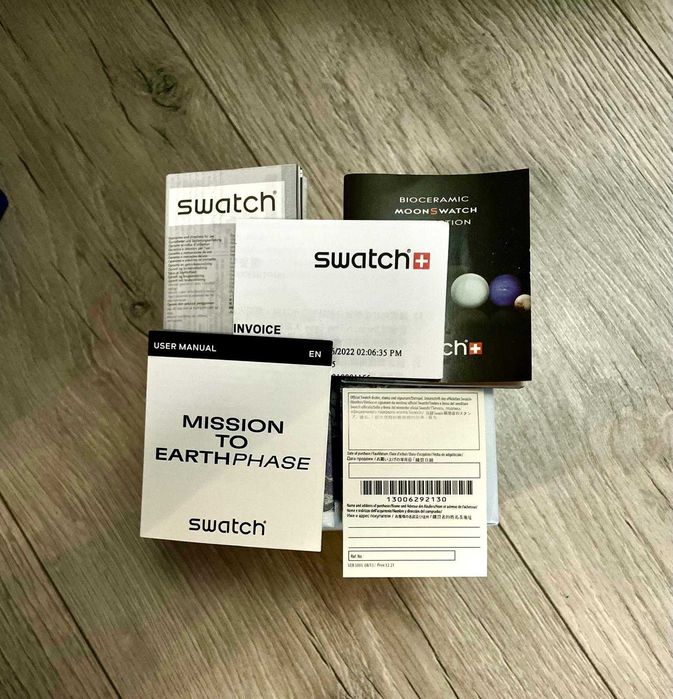 Ceas Swatch - Omega Mission to Earth Phase