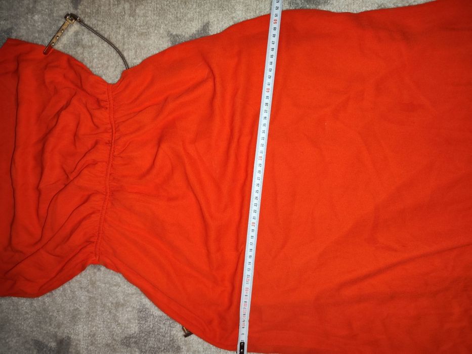 Rochie lunga roșu corai