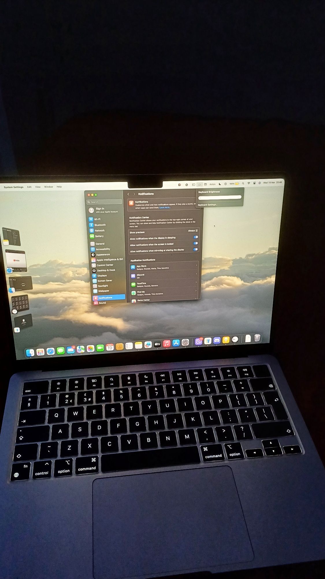 Лаптоп Apple MacBook Air M3 13.6" 24RAM 512SSD/ Space Gray /