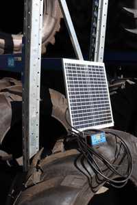 Panou Solar 20W + Regulator de incarcare pentru Gard Electric