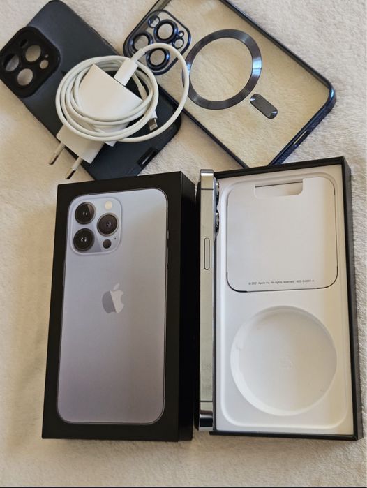 iPhone 13 Pro, Sierra Blue, 128 Gb, FULL BOX, CA NOU