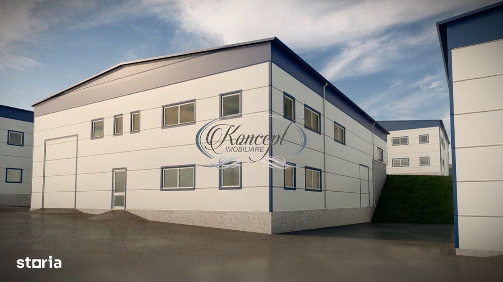 Hala productie/depozitare la iesirea din Floresti