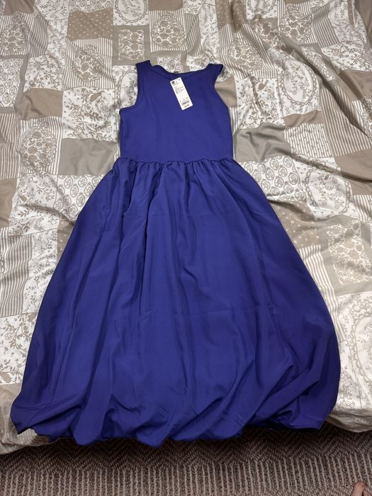 Сине-фиолетовое платье