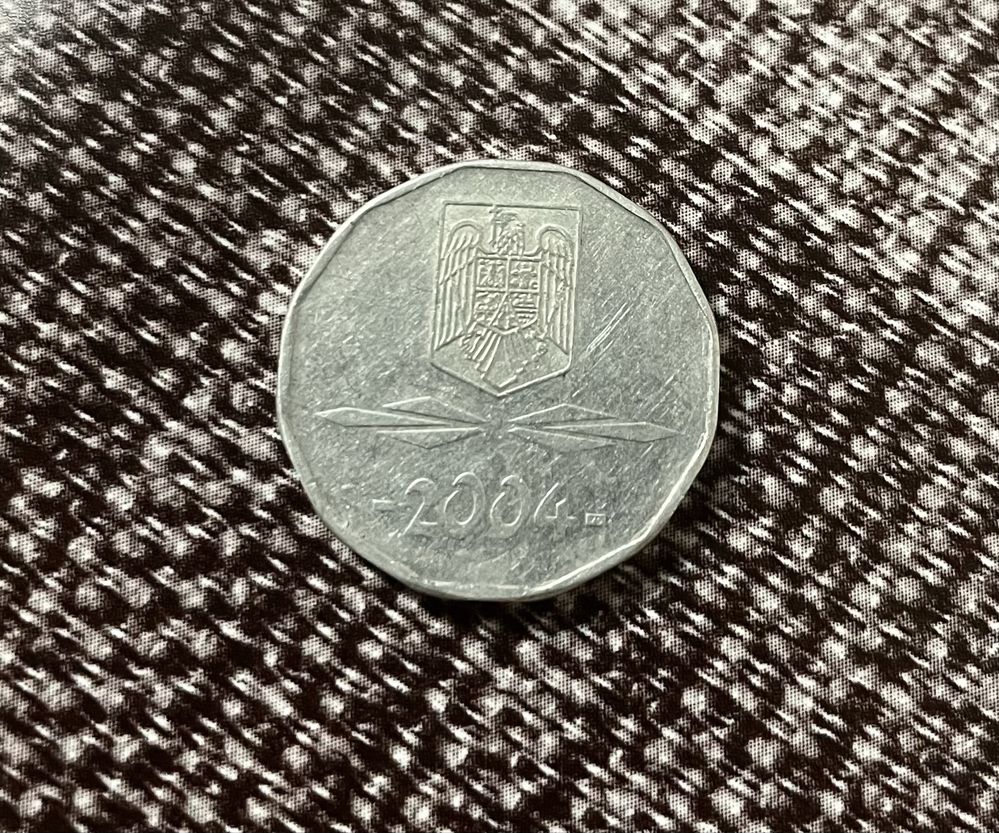 Moneda 5000 lei an 2004