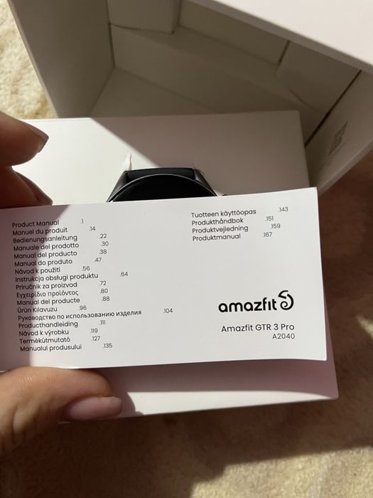 Smartwatch Amazfit GTR 3 Pro A2040