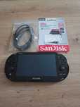 PS Vita Slim modat cu Sandisk ultra 128gb+adaptor SD2VITA impecabil
