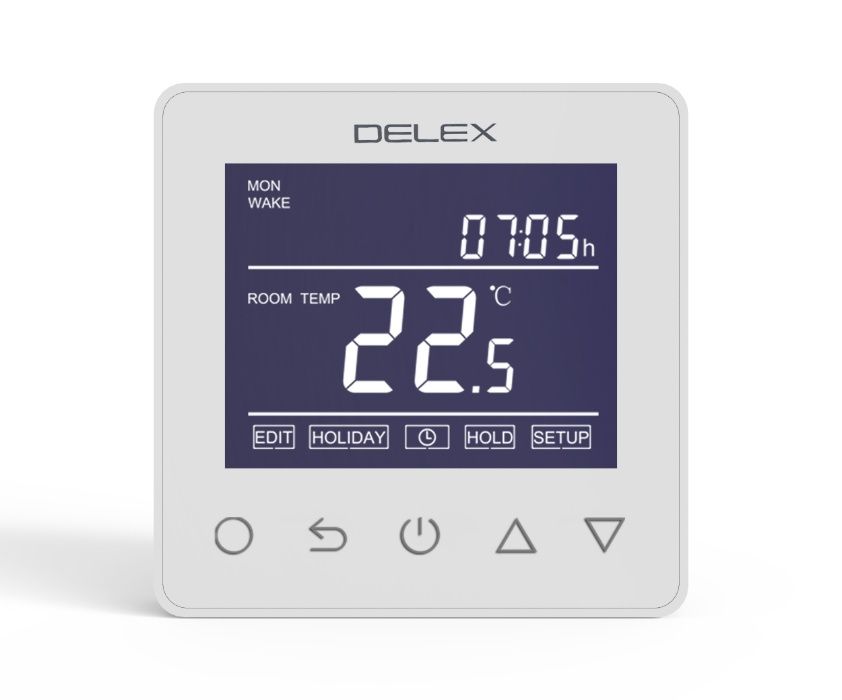 Termostat digital wireless DEL10W alb