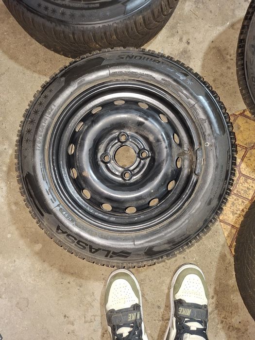 Зимни гуми 175/65/R14 с железни джанти