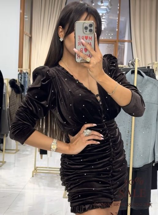 Платье с кристалами