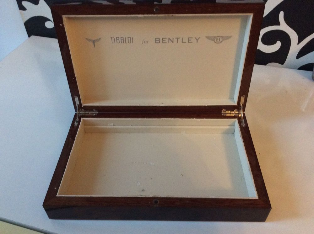 Cutie Lemn TIBALDI for BENTLEY Originala , Prezintă mici urme de uzura