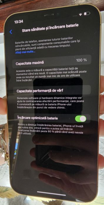 Vând iPhone 12 Pro Max – 128 GB, Gold – Ca nou!