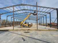 Vand structura hală metalica nouă 20x40m pe suruburi demontabila hale