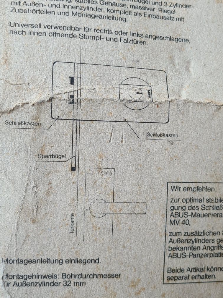 ABUS 4035 N  - incuietoare aplicata