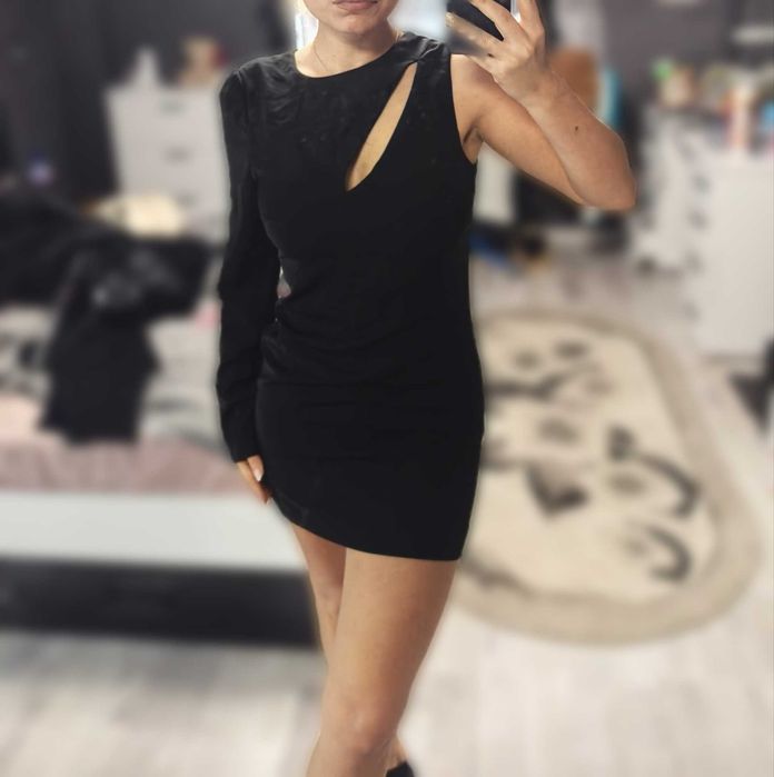 Черна рокля mohito