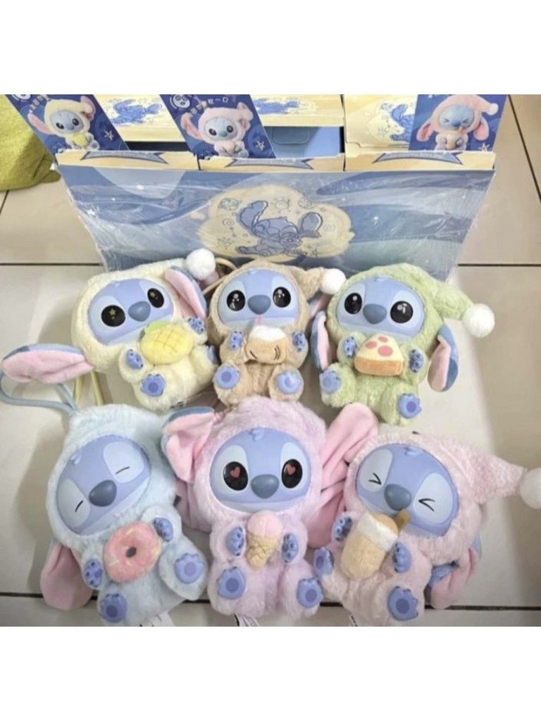 Labubu x Stitch – Колекционерска Blind Box серия