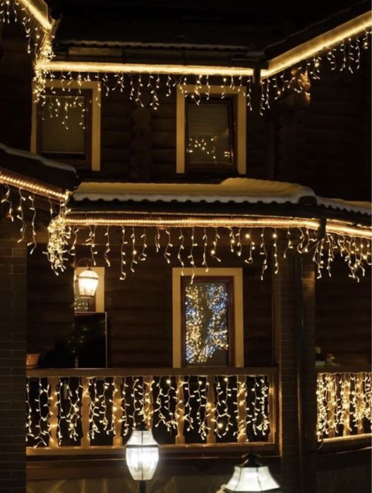 Уличные новогодние гирлянды