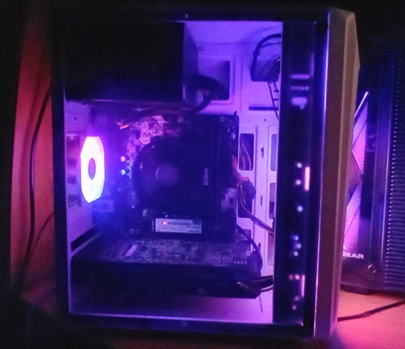 PC Gaming R5 5500 / RX 580 8GB / 16GB RAM / SSD+HDD / Win 11 Pro– Nou!