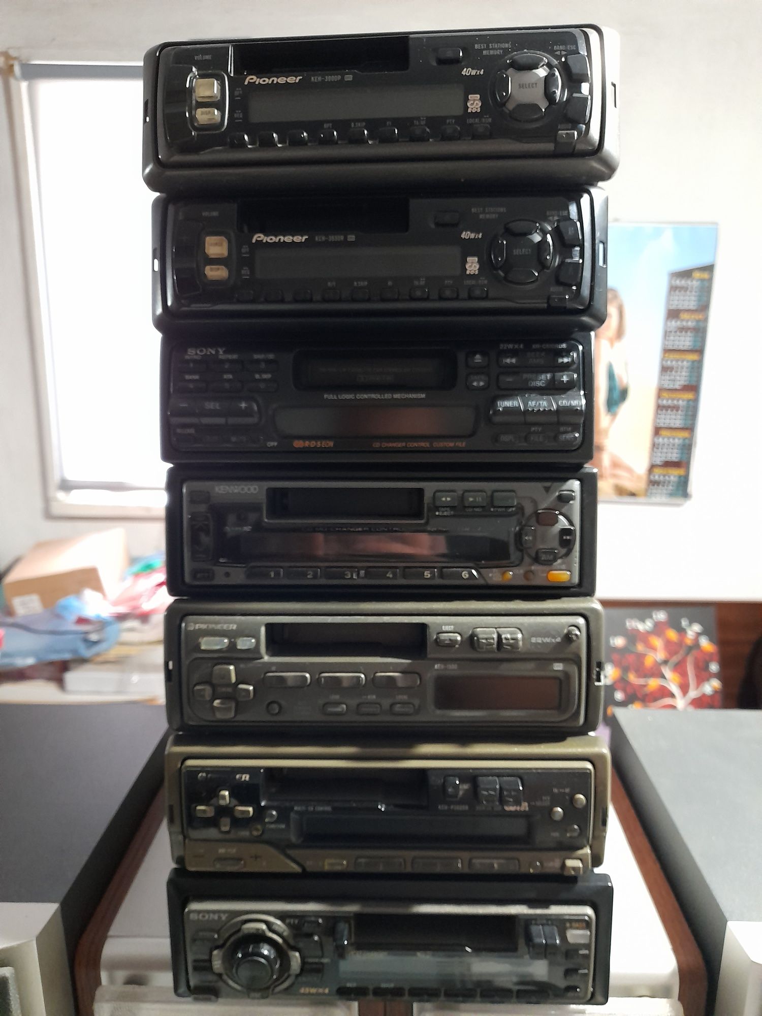 Pioneer касетофони Sony Kenwood