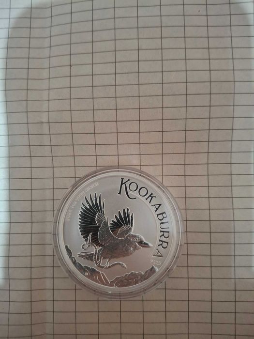 1 oz сребро Кукабура 2024г.