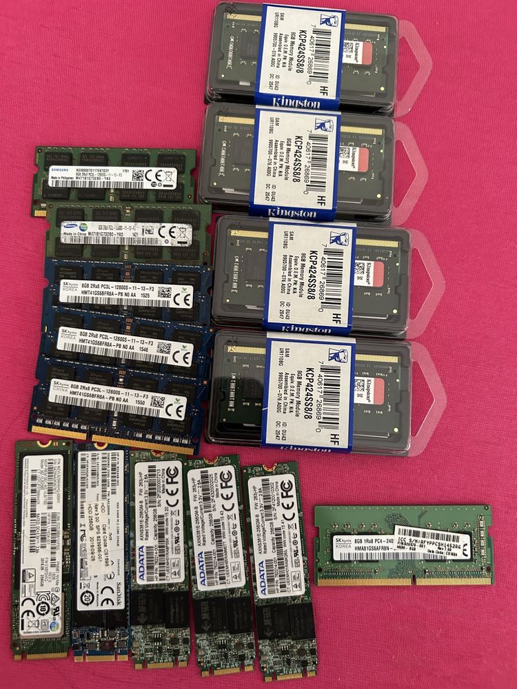 Vand lot memorii ram ddr3/ddr4 pc/laptop 8gb/16gb