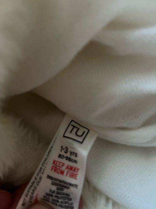 Vesta blanita urs marimea 1-3ani